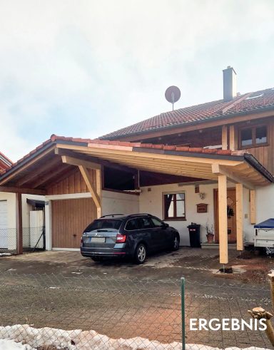 Carport Carport mit Platz fürs Wohnmobil